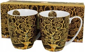 Gustav Klimt „Az élet fája” porcelán bögre szett 350 ml