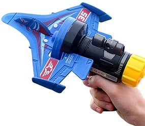 PowerFly Felhúzós Katapultáló Repülőgép Propellerrel Kilövőállomással Olcsó És Jó Katapult Repülő Játék