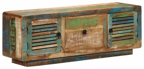 tömör újrahasznosított fa TV-szekrény 110 x 30 x 40 cm