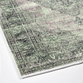 Zöld-szürke fürdőszobai kilépő szett 2 db-os 60x100 cm – Foutastic