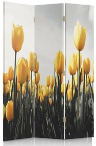 Gario Paraván Sárga tulipánok rétje Méret: 110 x 170 cm, Kivitelezés: Klasszikus paraván