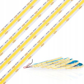 Led szalag Neon Cob 12V Hermetikus 50W 1920LED 3000K Meleg IP65 5m