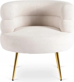 Fotel krém színben PRESTON