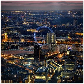 Poszterek 100x100 London éjszaka