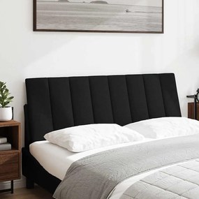 fekete szövet fejtámla párna Hanko 140 cm