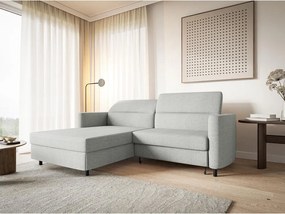 Sarokkanapé Buchu (B) (bézs szürke + fekete). 1099802