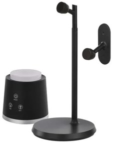 LED Dimmelhető újratölthető asztali lámpa 4in1 LED/6W/3,7V 3000K/4000K/6500K fekete