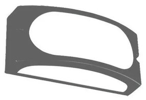 Kültéri fali lámpa 1xE27/10W/230V IP54 szürke