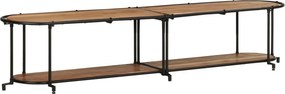 vidaXL tömör akácfa TV-szekrény 200 x 42 x 40 cm