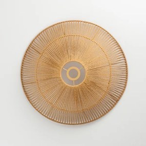 Brilagi - LED csillár zsinóron CERIA BOHO 1xE27/40W/230V átm. 50 cm barna