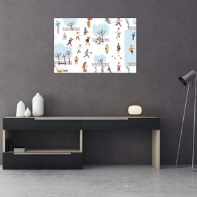 Kép - Boldog telet (90x60 cm)
