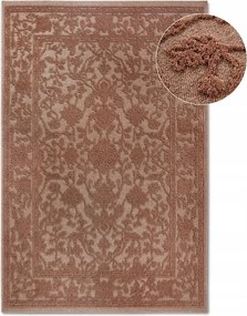 Modern szőnyeg nappaliba 200x290cm, barna dombornyomott 3D minta,újrahasznosítás