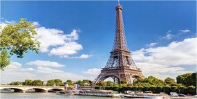 Fotó üvegkép Eiffel-torony Párizs 140x70