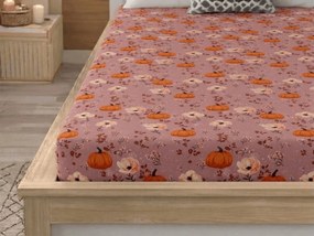 Mikroszálas lepedő PUMPKINS ROSAVIE ódivatú rózsaszín 180x200 cm