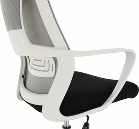 Irodai szék, szürke/fekete/fehér, TAXIS