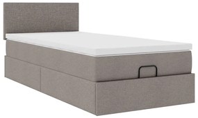 Ottomán ágy matraccal tópszín 90x200 cm anyaggal