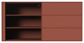 Téglavörös függő komód 120x59 cm Edge by Hammel – Hammel Furniture