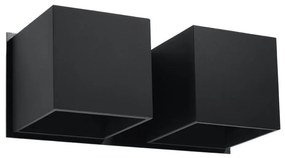 Sollux SL.0657 - QUAD fali lámpa 2xG9/40W/230V fekete