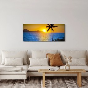Kép - Naplemente a tenger felett (120x50 cm)