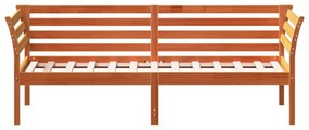 kanapéágy ágy matrac viaszbarna 75x190 cm tömör fa fenyőfa