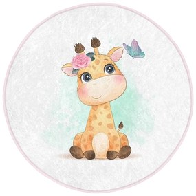 Fehér gyerek szőnyeg ø 100 cm Comfort – Mila Home