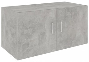 betonszürke szerelt fa falra szerelhető szekrény 80x39x40 cm