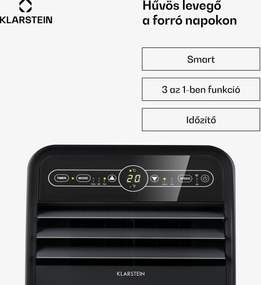 Klarstein Metrobreeze New York Smart 7k, mobil klíma, 7000 BTU / 2,1 kW, A energiaosztály, távirányító