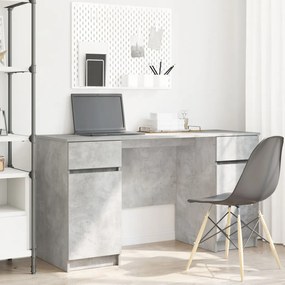 Asztal Betongris 140x49x76 cm Mérnöki Fa
