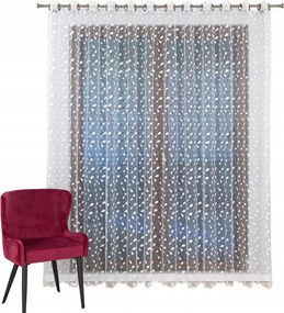 Elegáns jacquard függöny levél motívummal – 250X270