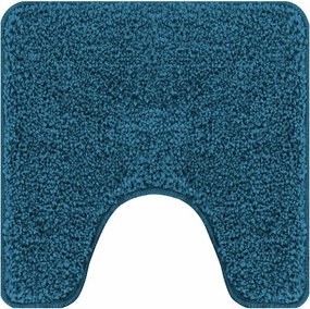 vidaXL Csúszásgátló Fürdőszőnyeg WC Nyírással Kék 50 x 50 cm PP