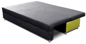 RITA kanapé, fekete/fehér (alova 04/PDP)