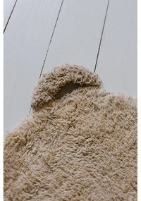 Bézs mosható kézi szövésű pamut gyerek szőnyeg 120x122 cm Bear – Lorena Canals