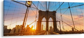 Kép - Brooklyn, híd, Manhattan, New York (120x50 cm)