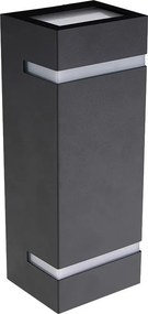PREZENT 31301 TAMPA Modern Kültéri Fali Lámpa Opál, Szürke GU10 IP44