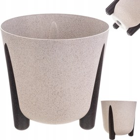 Virágtartó Fedő Virágok A Lábakon Betéttel 30cm Modern Bézs