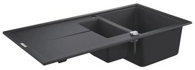 GROHE 31642AP0 - K400 konyhai mosogató 1000 × 500 mm gránit/fekete