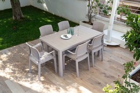 TOOMAX Műanyag asztal DAVIDE szürke