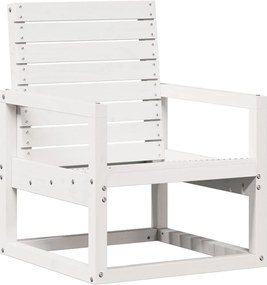 vidaXL fehér tömör fenyőfa kerti szék 57,5 x 63 x 76 cm