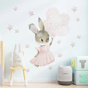 Gario Falmatrica gyerekeknek Pastel bunnies - nyuszi léggömbökkel