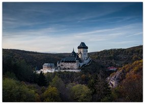 Karlstejn képe (üvegen) (70x50 cm)