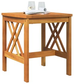 vidaXL Oldal asztal Barna Tömör akácfa