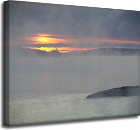 Vászonkép Természet Lenyugvó nap 50x40 cm