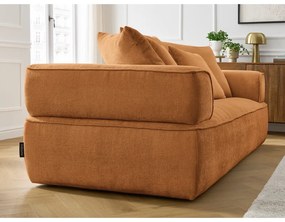 Mustársárga zsenília kanapé 237 cm Whesley – Bobochic Paris