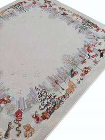 Abrosz 100x100 cm karácsonyi gobelin Különböző Minták karácsonyra