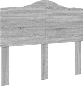 vidaXL Fejtámla Szürke Sonoma 120 cm Faanyag