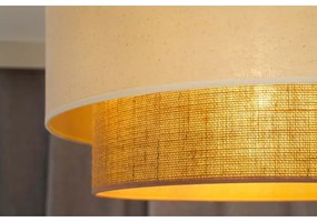 Duolla - Csillár zsinóron BOHO 1xE27/15W/230V átm. 60 cm bézs/barna