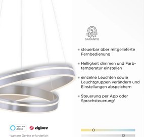 Paul Neuhaus modern függeszték q-vito ezüst pln8420-55