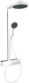 Zuhanyrendszer Hansgrohe Rainfinity a falra termosztatikus csapteleppel matt fehér 28742700