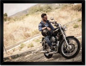 Poszterek keretben 40x30 Motorkerékpár Klasszikus Motor