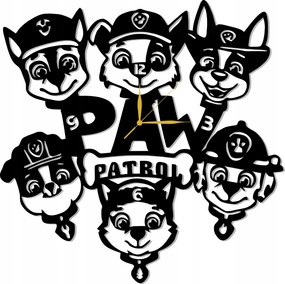 Áttört Páva Óra Mancs Őrjárat 70CM Ajándék Színek